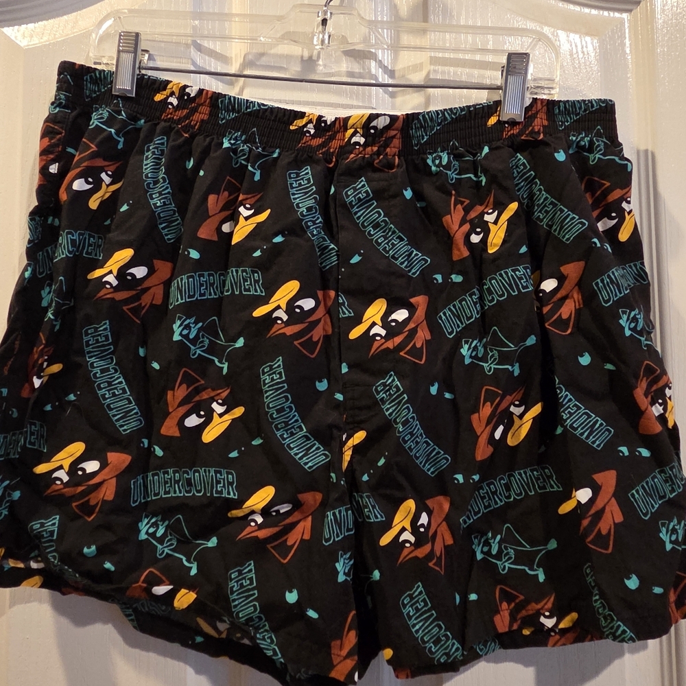 Vintage Dark Wing Duck Shorts Men's Disney Disney Parks Large Collectible Q